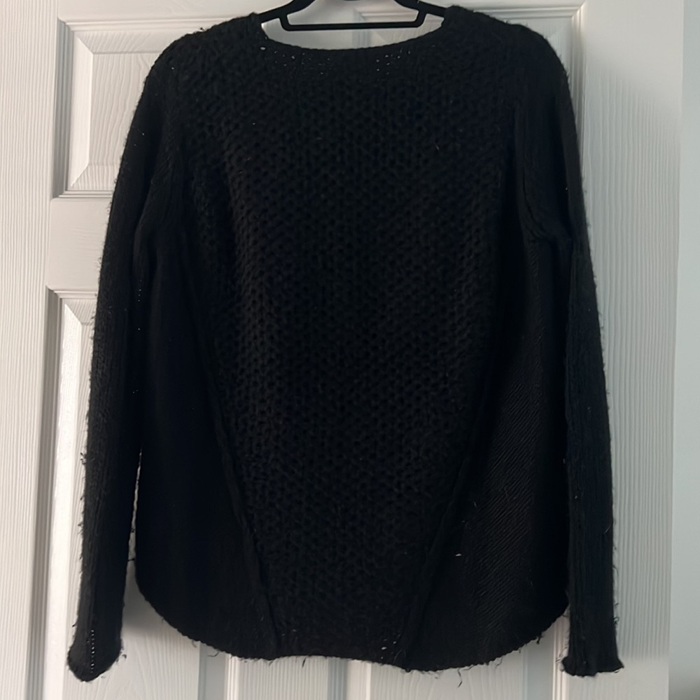 Helmut Lang Black Patterned Sweater - image 6